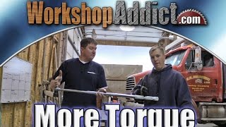 Increase Torque Wrench Capacity with an Extension [upl. by Niledam690]