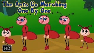 The Ants Go Marching One By One Nursery Rhyme With Lyrics [upl. by Imhskal]