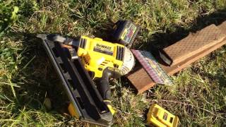 Flexvolt Battery solves nearly all Dewalt Cordless Framing Nailer problems DCN692 [upl. by Ynahteb]