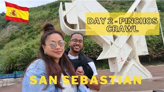 San Sebastian Day 2  Pintxos Crawl [upl. by Anirrak]