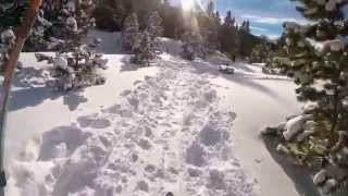 Turks Trail Backcountry Nordic Skiing in Breckenridge Colorado [upl. by Zsolway]