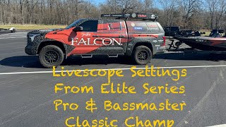 Garmin Livescope Settings With Elite Series Pro amp Bassmaster Classic Champion Jason Christie [upl. by Analiese]