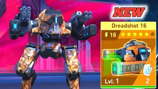 New Weapon Dreadshot 16 With Guardian Gameplay  Mech Arena [upl. by Susumu538]