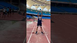 Medicine ball throw exercise for sprinters  sprinters Training  100mtr200mtr  running shorts [upl. by Ivory434]