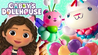 Lets Build GABBY amp FRIENDS with Balloons  GABBYS DOLLHOUSE  Netflix [upl. by Ogilvy]