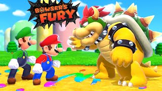 Bowsers Fury  Full Game 100 Walkthrough 2 Player [upl. by Wally817]