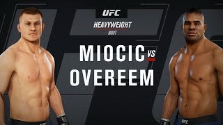 EA Sports UFC 3  Stipe Miocic vs Alistair Overeem  Gameplay HD 1080p60FPS [upl. by Kcirret]