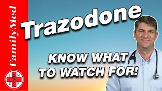 TRAZODONE FOR INSOMNIA  Learn the Side Effects and What to Expect [upl. by Moria]