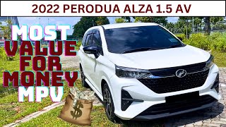 2022 Perodua Alza 15 AV  HONEST First Impression Exterior  Interior [upl. by Cesaro129]