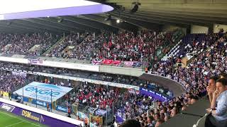 02092018 RAFC fans in Anderlecht [upl. by Rede945]