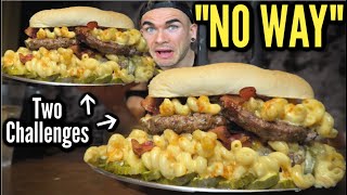 11LB MASSIVE MAC amp CHEESE BURGER CHALLENGE  With Joe BurgerChallenge  In Massachusetts [upl. by Sparrow]