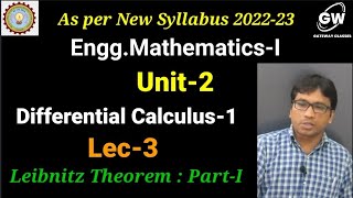 Lec3 I Unit2 I Leibnitz Theorem I Differential Calculus1 I AKTU EnggMaths1 I by Gulshan Sir [upl. by Enivid]