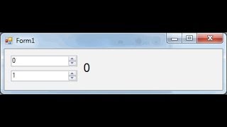 Winform Tutorial NumericUpDown Control Visual Studio C [upl. by Stedt218]