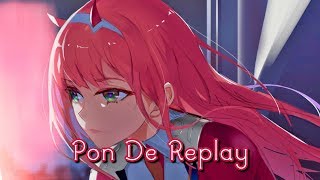 ♪ Nightcore  Pon De Replay Lyrics TikTok Song [upl. by Eikcim855]