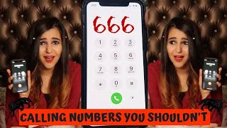 Calling SCARY Numbers You Should Never Call at 12 AM [upl. by Gabrielle]