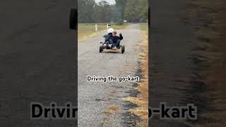 Took the go kart out engine gokart riding [upl. by Gathers224]