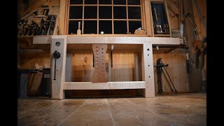 Handcrafted Roubo Workbench Build [upl. by Candie547]