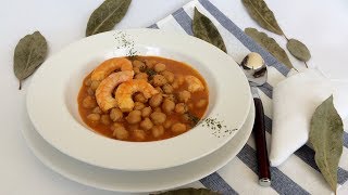 Garbanzos con Langostinos [upl. by Bound]