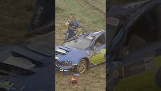 2004 Petter Solberg Brutal Crash rally rallyonthelimits crash automobile motorsport wrc [upl. by Aira]