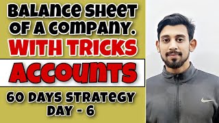 Balance Sheet of a Company  Analysis of Financial statements  Class 12  Part 1 [upl. by Darya]