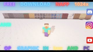 NAPP FOR 1024X FREE AND LOWAND PC USE BSL SHADER PAKE AND ALL SETTING DOWNLODE LINK DISCORD [upl. by Blakely]