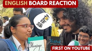 😱 FAILED Exam Class 12 English Paper REACTION by Students  FIRST on YouTube cbse [upl. by Rickert]