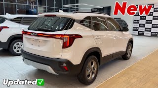 KIA SELTOS 2024 New Updated Model  SELTOS HTK 2024 White Colour Review [upl. by Brooke]