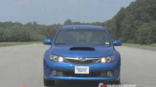 20082010 Subaru WRX STi review  Consumer Reports [upl. by Adnim]