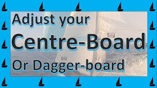 How to adjust a Centreboard or Daggerboard in a dinghy part 4 in a series [upl. by Ardnasxela]