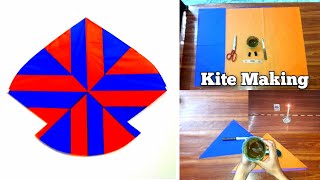 Super Duper Kite Making For Basant  100  Flying  Stylish Kite Banane Ka Tarika  SM Kites [upl. by Liamaj]