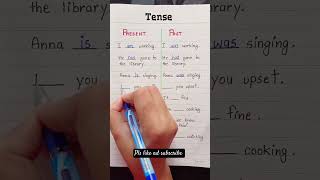 present tense past tense english englishgrammar education englishtips [upl. by Ylenaj]