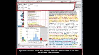 StyleWriter 4  Advanced Writing Statistics [upl. by Eile]