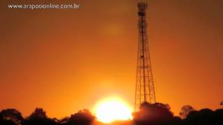 Por do sol em ArapotiPR TimeLapse [upl. by Mosley]