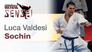 Luca Valdesi  Kata Sochin  21st WKF World Karate Championships Paris Bercy 2012 [upl. by Darby]