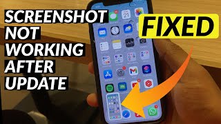 Screenshot Not Working On iPhone After iOS Update I Unable to Take Screenshot After iOS 151 Update [upl. by Sedinoel]