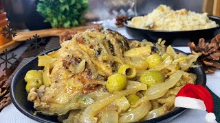 Cuisiner avec moi des recette de noel à lAFRICAINEPoulet Yassa et RIZ aux oignonsrecette gout [upl. by Mixam]