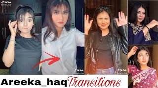 Areeka haq transitions All Videos [upl. by Erdnaxela]