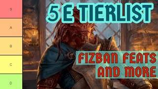 ALL remaining 5e feats RANKED  DnD 5e Tierlist [upl. by Susette]