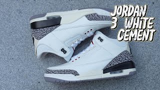 Jordan 3 Retro ‘White Cement Bombline [upl. by Oirramaj]