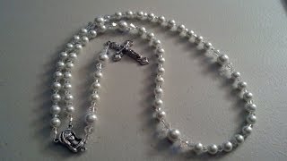 How To Make A Simple 5 Decade Catholic Rosary [upl. by Ettenan]