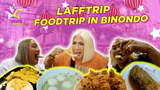 Lafftrip Foodtrip in Binondo  VICE GANDA [upl. by Nangem]