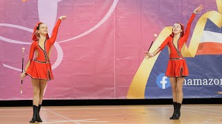 Majorettes Miraz Wronki Duo trio BATON   KędzierzynKoźle 2023 [upl. by Aihsiek736]