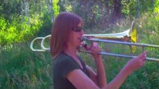 Mulcahy demonstrates Wagners Ride of the Valkyries on trombone [upl. by Anilatsyrc]