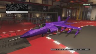 CUSTOM hydra savage buzard DLC SMUGGLERS RUN PS4 xbox 141 GTA5 online [upl. by Rasecoiluj]