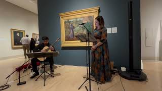 Amiko Enjoys the Sounds of Opera with Duo Atesorado at the Dallas Museum of Art dallasmuseumofart [upl. by Ardnal457]