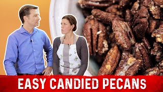 Easy Candied Pecans Recipe – Keto Friendly – DrBerg [upl. by Joab]