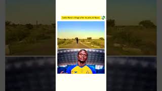 Sadio Mane village after joining Al Nassr fc football challenge messi alnassrsadiomaneronaldo [upl. by Anovad465]