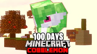 I Spent 100 DAYS in SKYBLOCK POKEMON Against My Rival Minecraft Cobblemon [upl. by Eenattirb681]