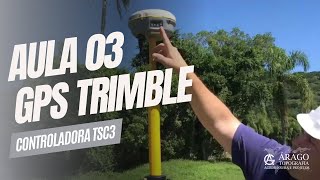 Vídeo Aula 03  Controladora TSC3  TRIMBLE  Configurando GPS BASE1 [upl. by Frulla389]