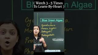 What is quot BLUE GREEN ALGAE quot With QuickShot Biology  Poonam  shorts neet biology neet2024 [upl. by Joseito]